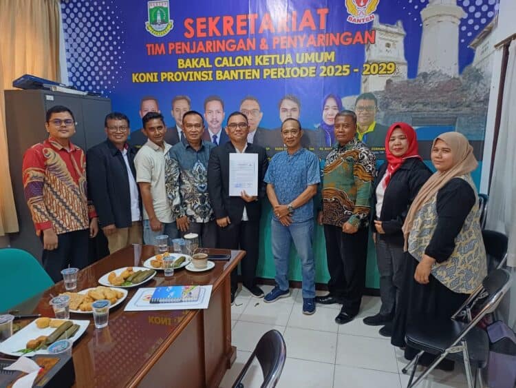 TPP KONI Banten Minta Agus Rasyid dan Abdul Salam Lengkapi Persyaratan Dukungan