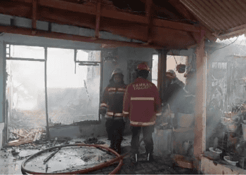Puluhan Rumah di Asrama Polisi Serpong Ludes Terbakar
