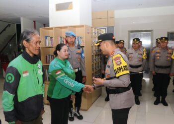 Polres Metro Tangerang Kota Kukuhkan Pengurus Komunitas Ojol