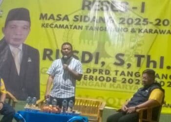 Ketua DPRD Kota Tangerang Tekankan Tiga Sektor Prioritas Pembangunan