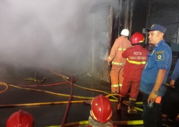 Kebakaran Hanguskan Toko Suku Cadang Motor di Ciledug, Api Padam Setelah 8 Jam