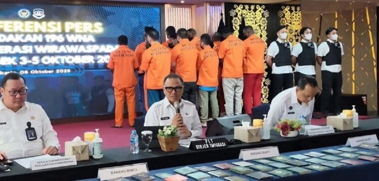 Imigrasi Jaring 196 WNA Dari 33 Negara, Nigeria Terbanyak