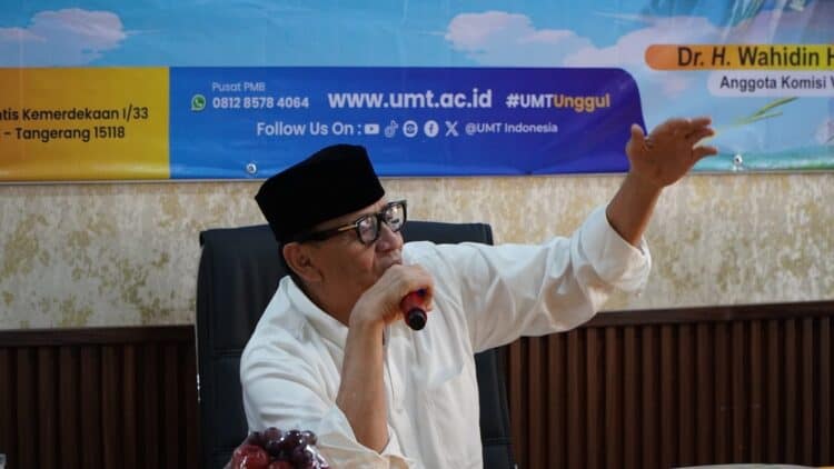 Wahidin Halim Sapa Mahasiswa UMT dalam Sosialisasi Empat Pilar Kebangsaan MPR RI