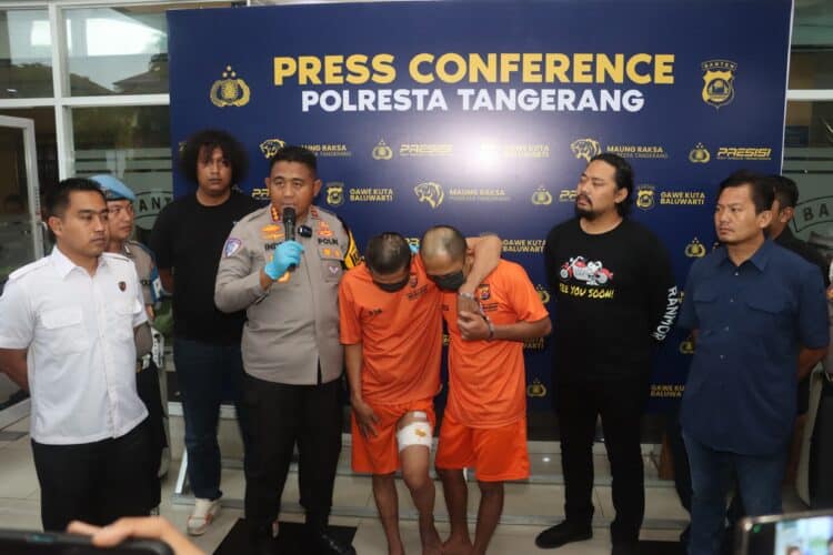 Dua Pelaku Curanmor Bersenpi di Cikupa Akhirnya Tertangkap di Jakarta