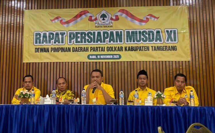 DPD Golkar Kabupaten Tangerang Usulkan Musda XI Digelar 13 Desember 2025