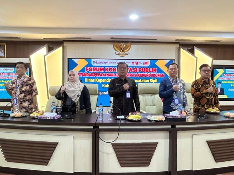 Disdukcapil Kabupaten Tangerang Gelar FKP Standar Pelayanan Administrasi Kependudukan