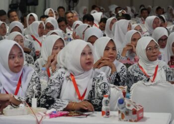 Para guru SD di Kabupaten Pandeglang, mengikuti Workshop Peningkatan kapasitas. (ISTIMEWA)