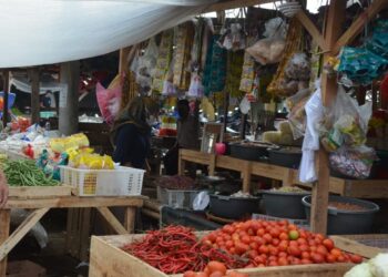 Kondisi Pasar Tradisional di Kabupaten Serang. (ISTIMEWA)