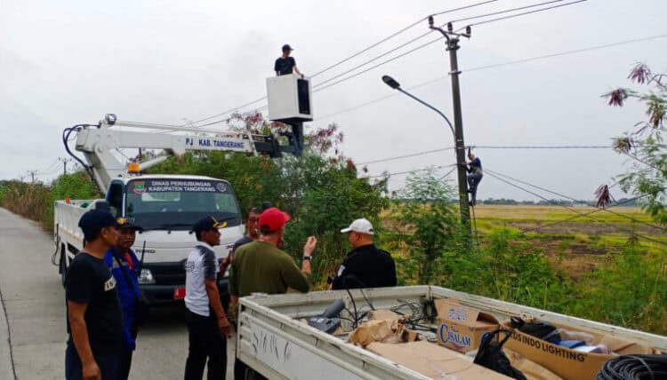 Kabel PJU Dicuri, Dishub Kabupaten Tangerang Lapor Polisi