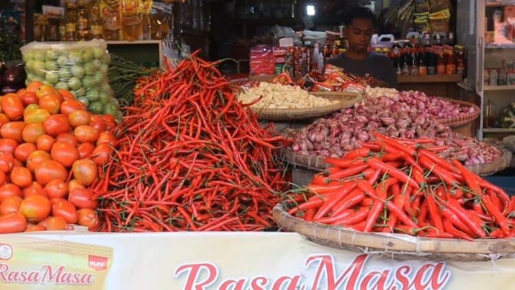 Harga Cabai di Kota Tangerang Menurun