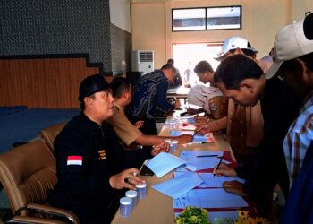 180 Perangkat Desa Jalani Tes Urin di Kecamatan Kresek