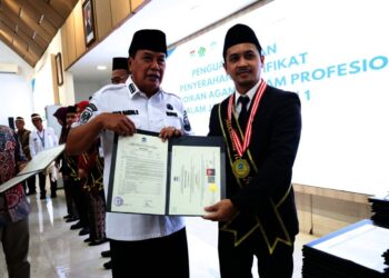 753 Guru PAI Kabupaten Tangerang Diberikan Sertifikat Profesional