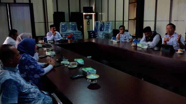 Disporapar Kabupaten Serang, gelar Rakor dengan BMKG, BPBD dan Diskominfo, terkait kondisi dan situasi jelang libur Nataru, Rabu (3/12/2025). (SIDIK/SATELITNEWS.COM)