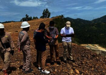 Polda Banten Sidak 28 Lokasi Pertambangan di Bojonegara dan Puloampel, Rabu (3/12/2025). (ISTIMEWA)