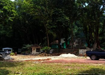BERBENAH - Sarpras penunjang wisatawan di Tahura Banten terus dibenahi. (ISTIMEWA)
