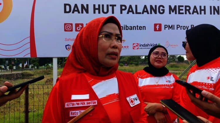 Ketua PMI Provinsi Banten, Ratu Tatu Chasanah. (ISTIMEWA)