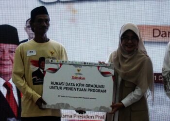 LAUNCHING PROGRAM - Launching program Sinergi Percepatan Pengentasan Kemiskinan (SiTaskin), oleh Badan Percepatan Pengentasan Kemiskinan (BP Taskin), di Pendopo Bupati Pandeglang, Kamis (11/12/2025). (ISTIMEWA)