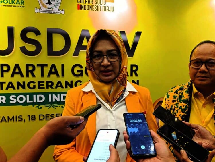 Airin Kembali Pimpin Golkar Tangsel