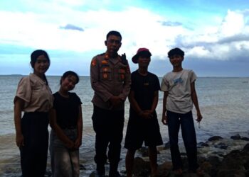 Libur Nataru, Polsek Kronjo Siaga Amankan Wisata Pulau Cangkir dan Antisipasi Banjir