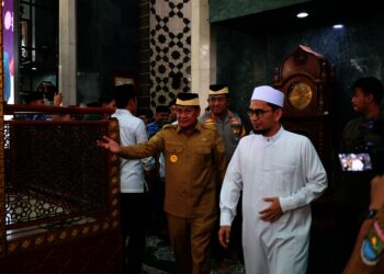 Sambut Tahun Baru, Forkopimda Gelar Doa Bersama di Masjid Agung Al-Amjad