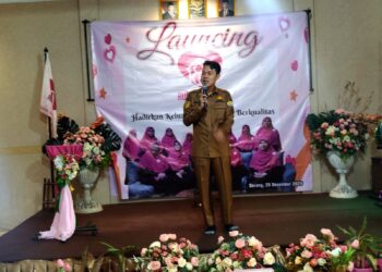 Wakil Walikota Serang Nur Agis Aulia, meresmikan Rumah Bunda Mulia, di Kelurahan Unyur, Kota Serang, Senin (29/12/2025). (ISTIMEWA)