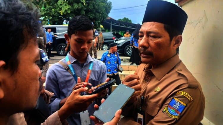 Plt Kepala Badan Kepegawaian dan Pengembangan Sumber Daya Manusia (BKPSDM) Kabupaten Serang, Sugihardono. (SIDIK/SATELITNEWS.COM)