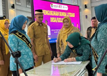 Ratusan Bunda Literasi Desa dan Kelurahan se Kabupaten Tangerang Dikukuhkan