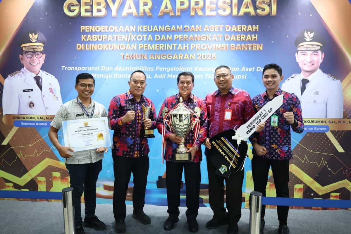 Pemkab Tangerang Juara Umum Pengelolaan Keuangan dan Aset Provinsi Banten