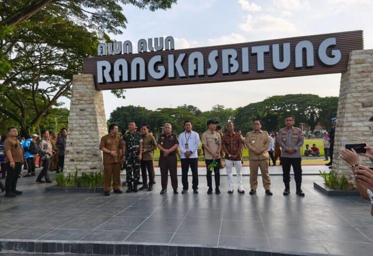 Baru Diresmikan, Alun-alun Rangkasbitung Dievaluasi Bupati Lebak