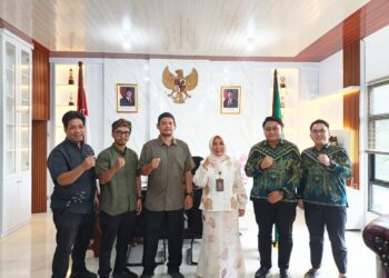 Silaturahmi, Ketua PN dan SMSI Pandeglang Siap Berkolaborasi