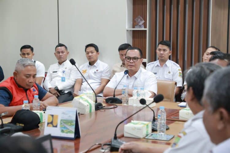 Kegiatan Rakor Identifikasi dan Penanganan Banjir di Kota dan Kabupaten Serang, Rabu (14/1/2026). (ISTIMEWA)
