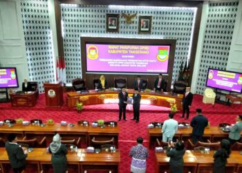Resmi Dilantik, Nugraha Adiyatma Isi Kursi DPRD Kabupaten Tangerang