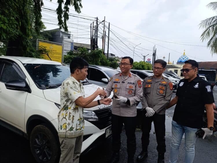 Mobil Rental Digadaikan, Polsek Ciputat Timur Amankan Kendaraan di Batang