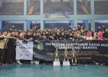 Tim Pencak Silat Pamur Rasio Mutiara Tangerang sukses meraih tiga tropi juara umum Kejuaraan Pencak Silat Bandung Lautan Api (BLA) Championship ke-7, yang digelar di Bandung pada 24–25 Januari 2026.