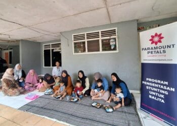 Tekan Stunting di Curug, Paramount Petals Berikan Bantuan Makanan Bergizi dan Edukasi Kesehatan