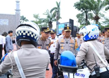 Polda Banten, melibatkan 460 personel dalam Operasi Keselamatan Maung 2026, yang dilaksanakan selama 14 hari, terhitung mulai tanggal 2 - 15 Februari 2026. Operasi itu, difokuskan pada berbagai potensi gangguan keselamatan berlalu lintas. (ISTIMEWA)
