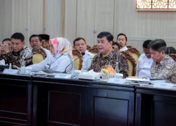 Pemprov Banten dan jajaran Direksi Bank Banten, gelar Rakor. (ISTIMEWA)