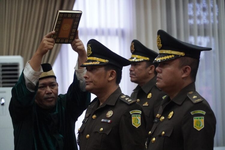 Kajari Kabupaten Tangerang Lantik Kasi Intel dan Kasi Pidum