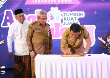 Bupati Tangerang Luncurkan Brand Anak Gemilang Tumbuh Kuat Juara