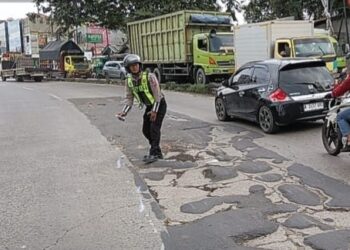 Satlantas Polresta Tangerang Petakan Jalan Rusak, Berisiko Picu Kecelakaan