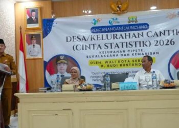 Pencanangan Kelurahan Cantik di Kota Serang, Senin (10/2/2026). (ISTIMEWA)