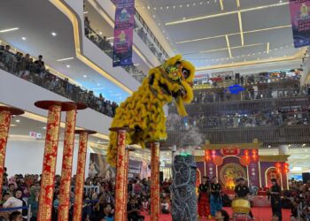 Barongsai Tonggak dan Festival Kuliner Thailand Semarakkan Imlek di Mal Ciputra Tangerang