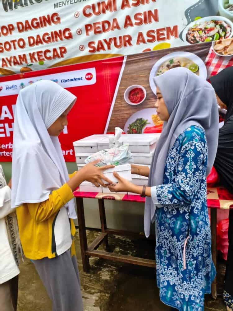 Libatkan 102 UMKM Warteg, Alfamart Bagikan 60.000 Paket Berbuka Puasa. (ISTIMEWA)