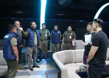 Satpol PP Kawal SE Bupati Tangerang, THM Terancam Disegel Jika Membandel