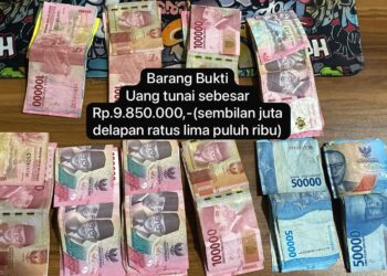 Barang bukti kasus dugaan Tindak Pidana Perdagangan Orang (TPPO). (ISTIMEWA)