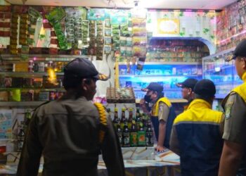 214 Botol Miras di Cibodas Kota Tangerang Disita