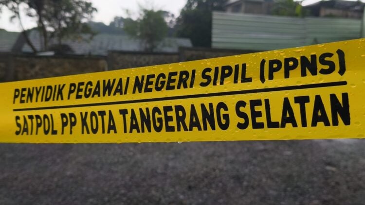 13 Bangunan Disegel Satpol PP Tangsel karena Tak Kantongi PBG