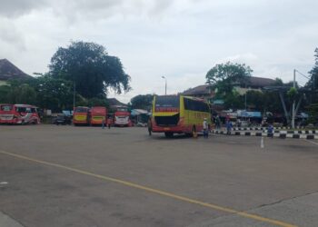 Suasana di Terminal Pakupatan, Serang, Selasa (3/3/2026). (ISTIMEWA)