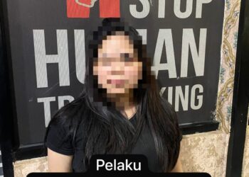 Diduga pelaku TPPO diamankan ke Mapolda Banten. (ISTIMEWA)