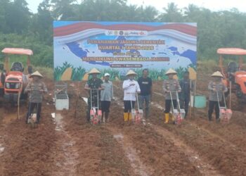 Kapolda Banten Irjen Pol Hengki, mengajak seluruh Pemda di Banten untuk fokus dan percepat Gerakan Tanam Jagung di tahun 2026 ini. (ISTIMEWA)